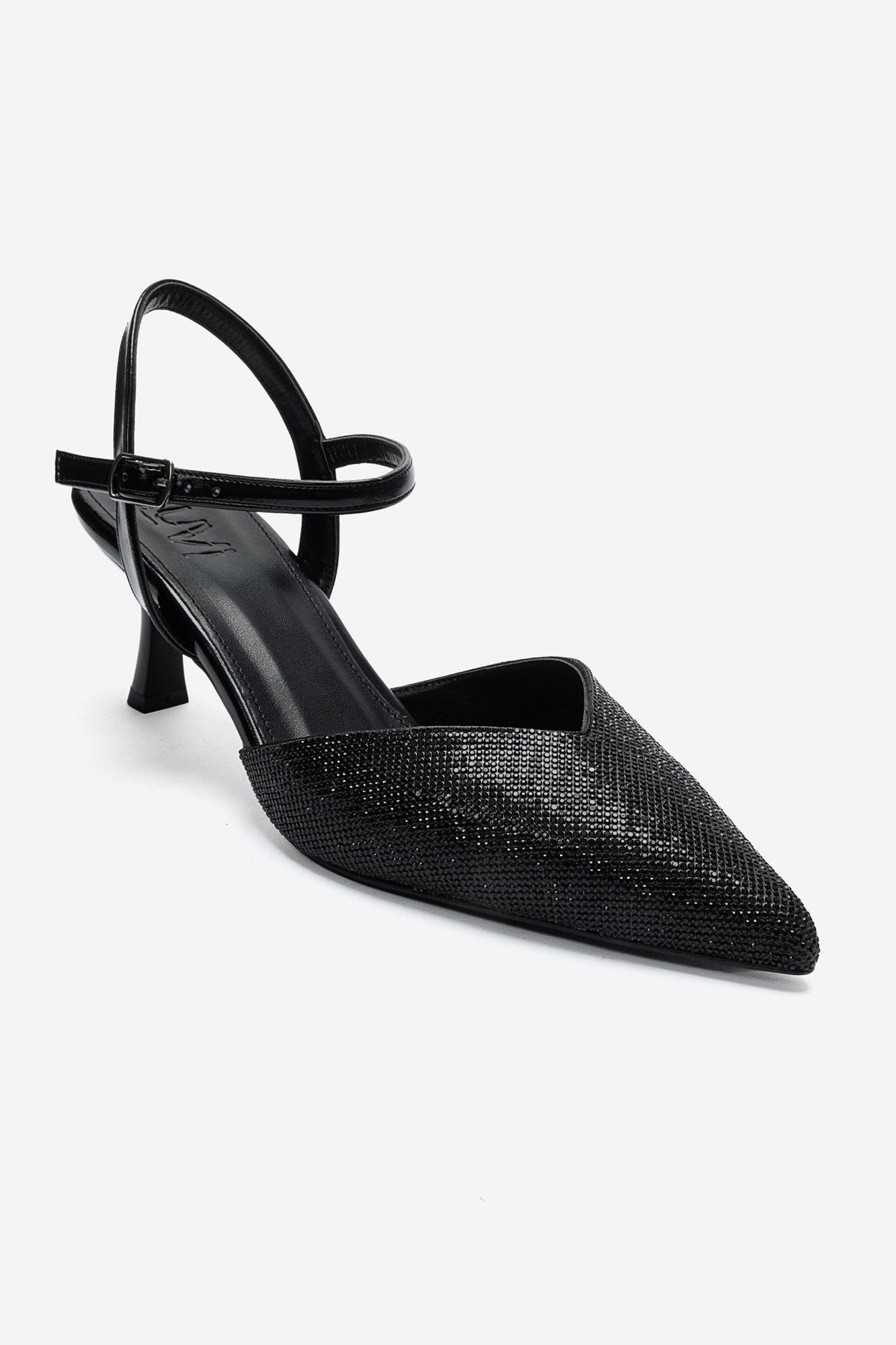 NIVORA - Black Stiletto Pump (Women)