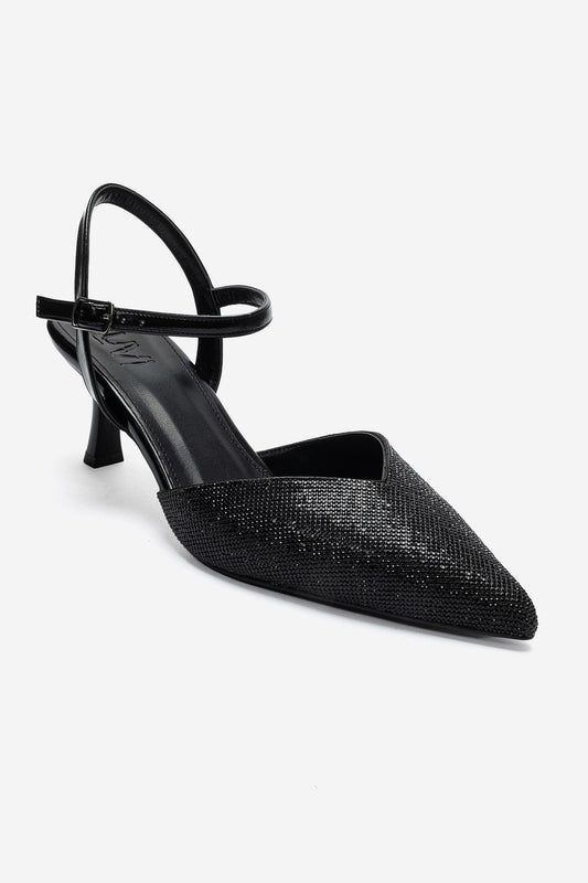 NIVORA - Black Stiletto Pump (Women)