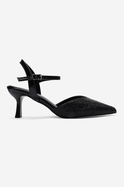 NIVORA - Black Stiletto Pump (Women)