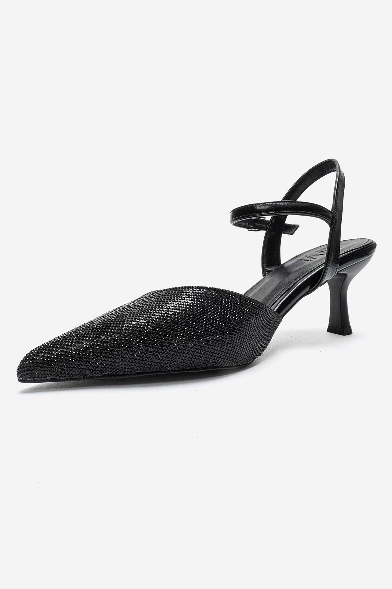 NIVORA - Black Stiletto Pump (Women)