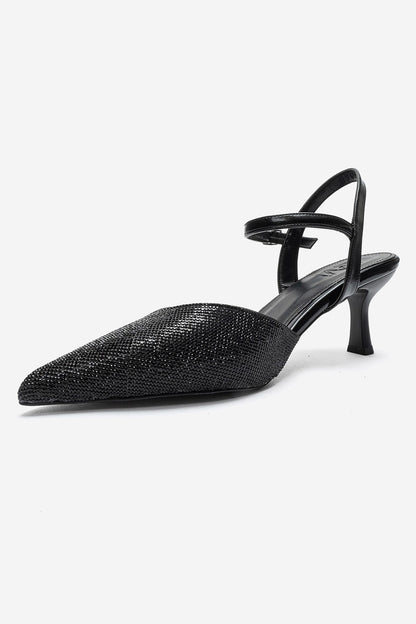 NIVORA - Black Stiletto Pump (Women)