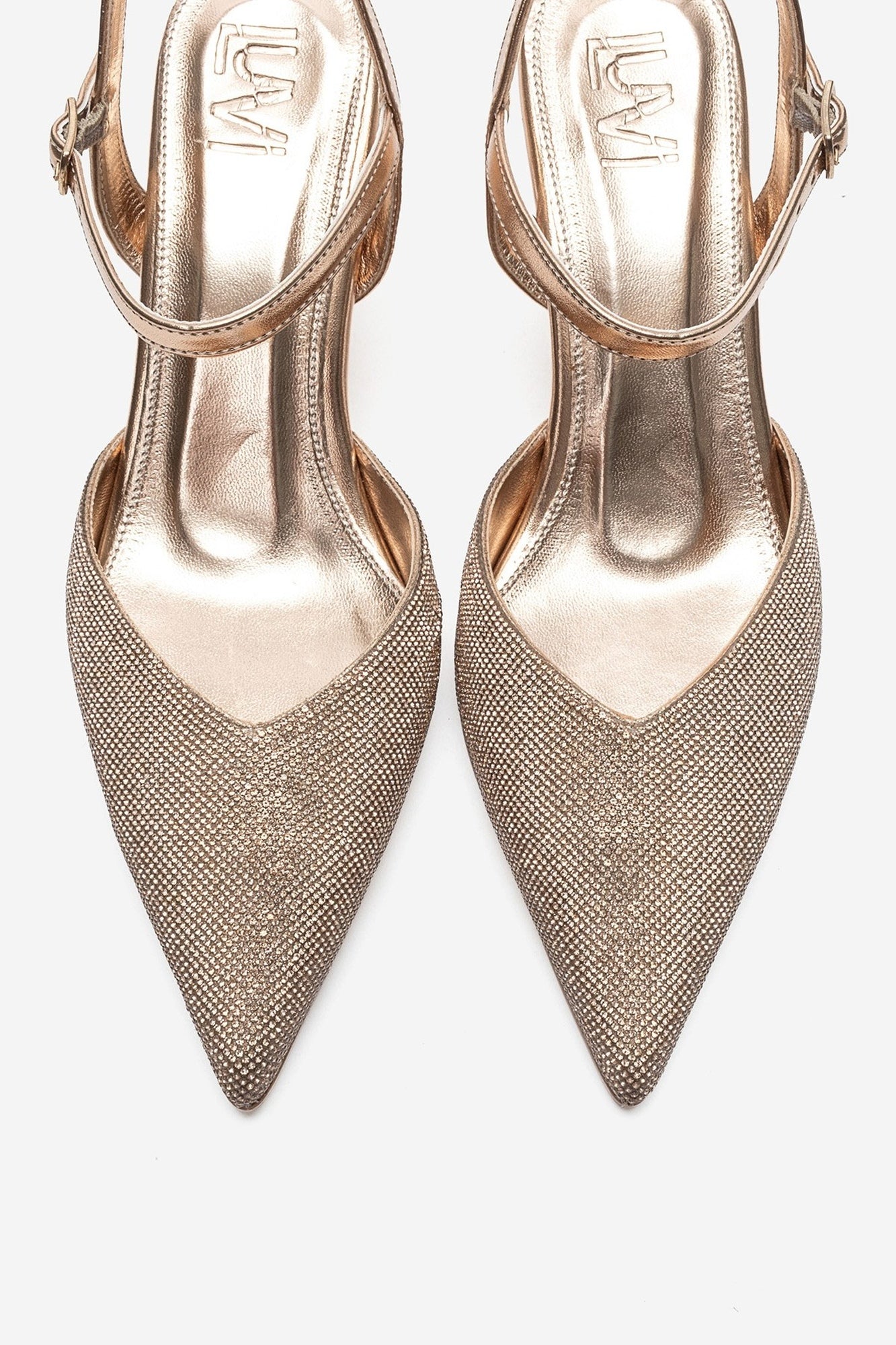 NIVORA - Rose Gold Stiletto Pump (Women)
