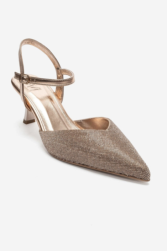 NIVORA - Rose Gold Stiletto Pump (Women)