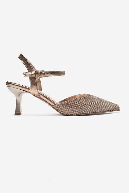 NIVORA - Rose Gold Stiletto Pump (Women)