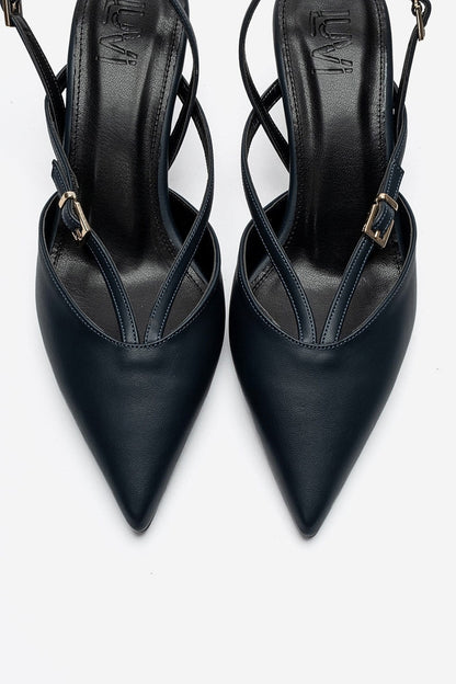 ARMONIA - Navy Strap-Detail Stiletto Pump (Women)