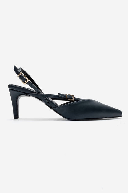 ARMONIA - Navy Strap-Detail Stiletto Pump (Women)
