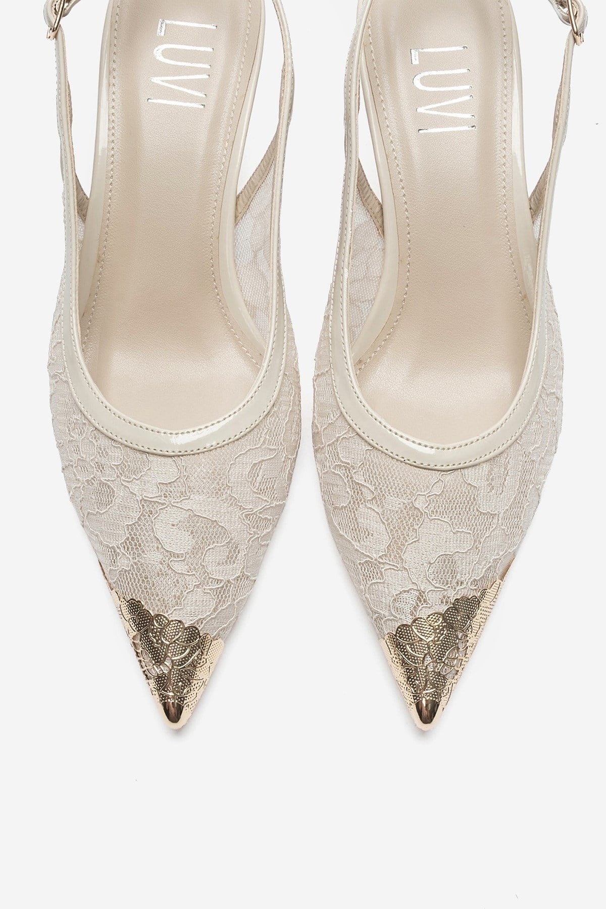 CLEM - Off-White Slingback Stiletto Pump (Women)