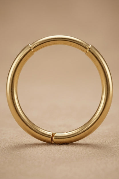 Estelle Single Classic 14k Gold Hoop Earrings