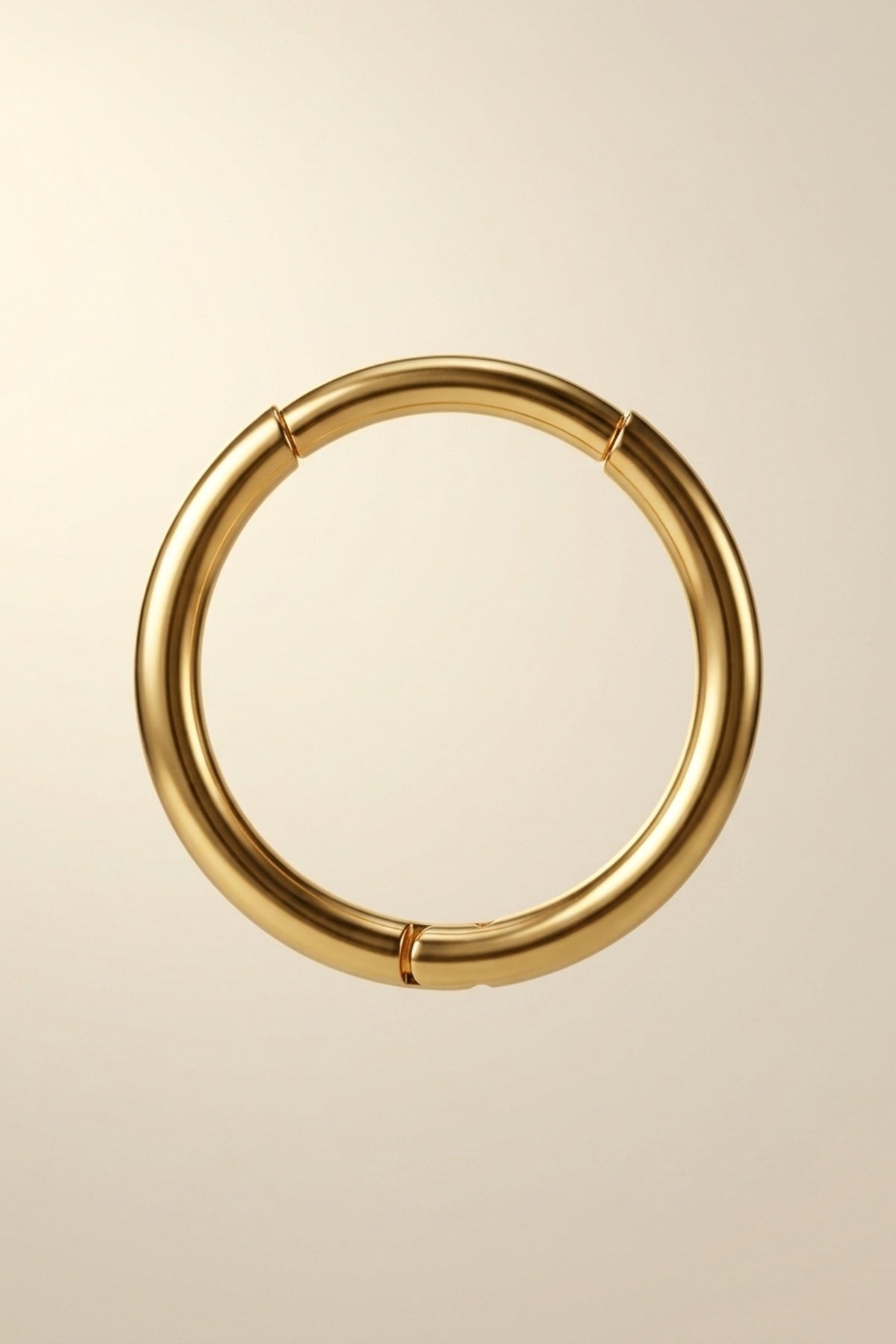 Amelie Single Classic 14k Gold Hoop Earrings