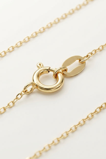 Signature 14k Gold Initial Necklace - P