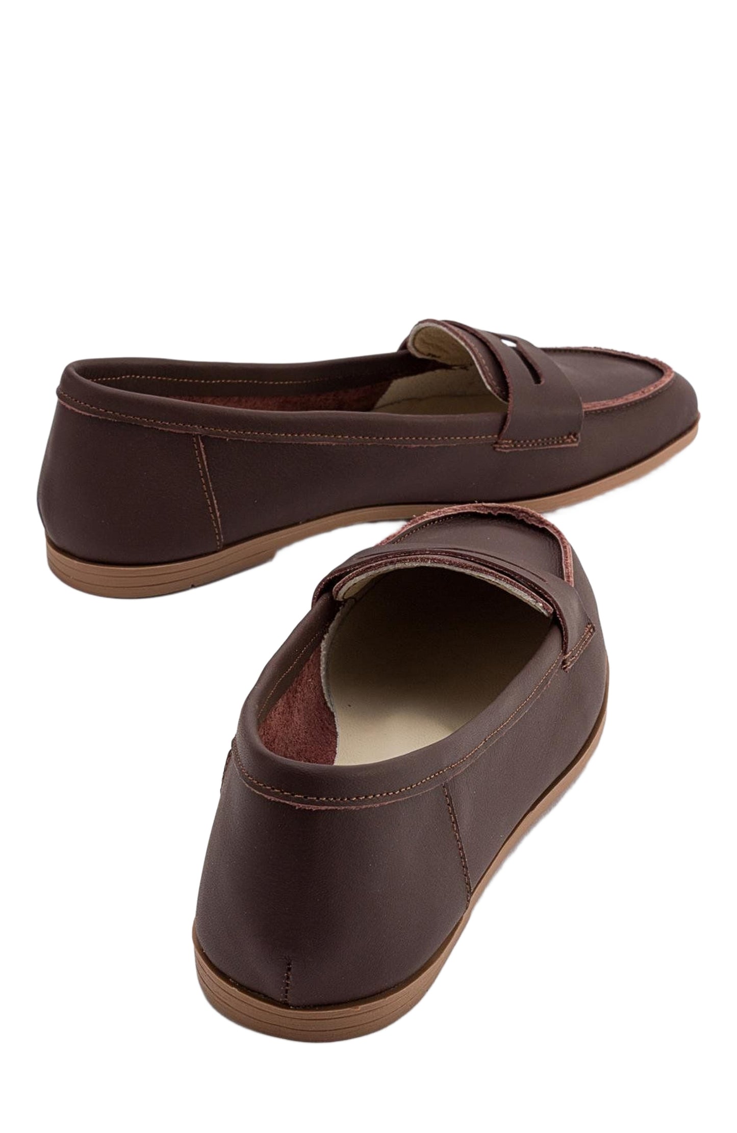 Dorothy - Dark Brown Leather Loafers