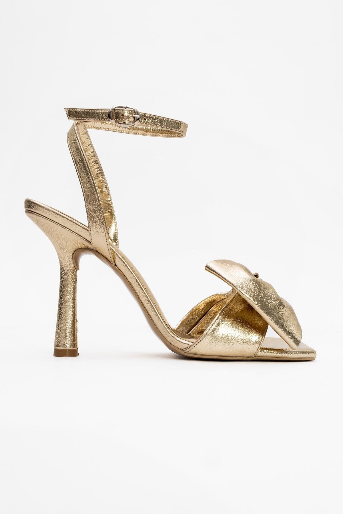 Pila - Zapatos de tacón dorados (Mujer)