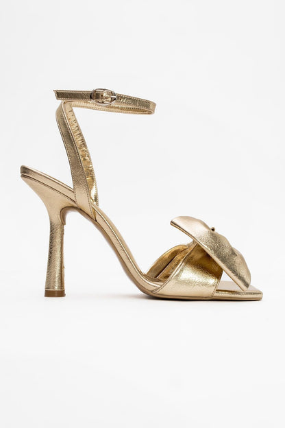 Pila - Zapatos de tacón dorados (Mujer)
