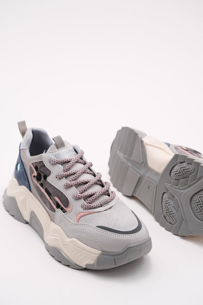 Europa - Zapatillas deportivas gris hielo (Mujer)