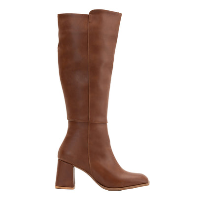Adele - Brown Knee High Boots