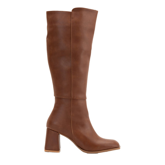 Adele - Brown Knee High Boots