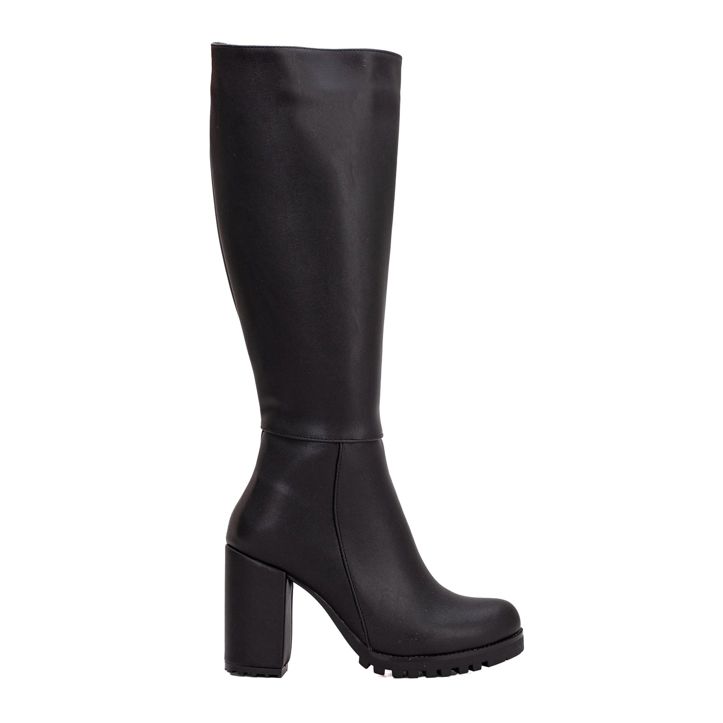 Alize - Black Wide Calf Platform Boots