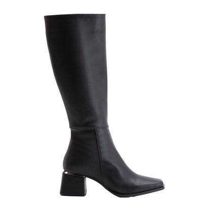 Anelise - Black Knee High Boots