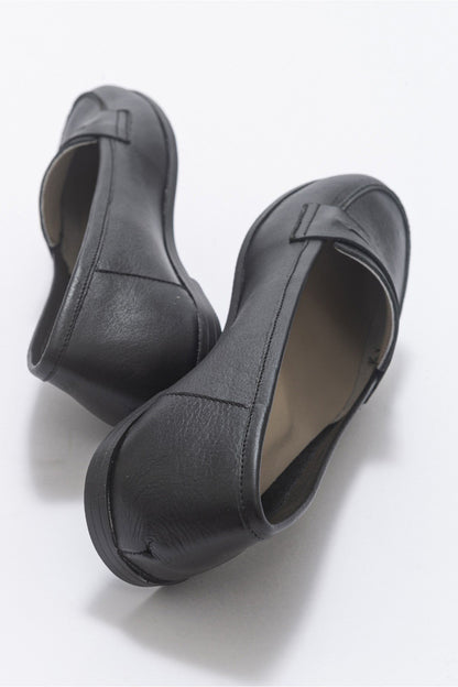 Dorothy - Black Leather Loafers