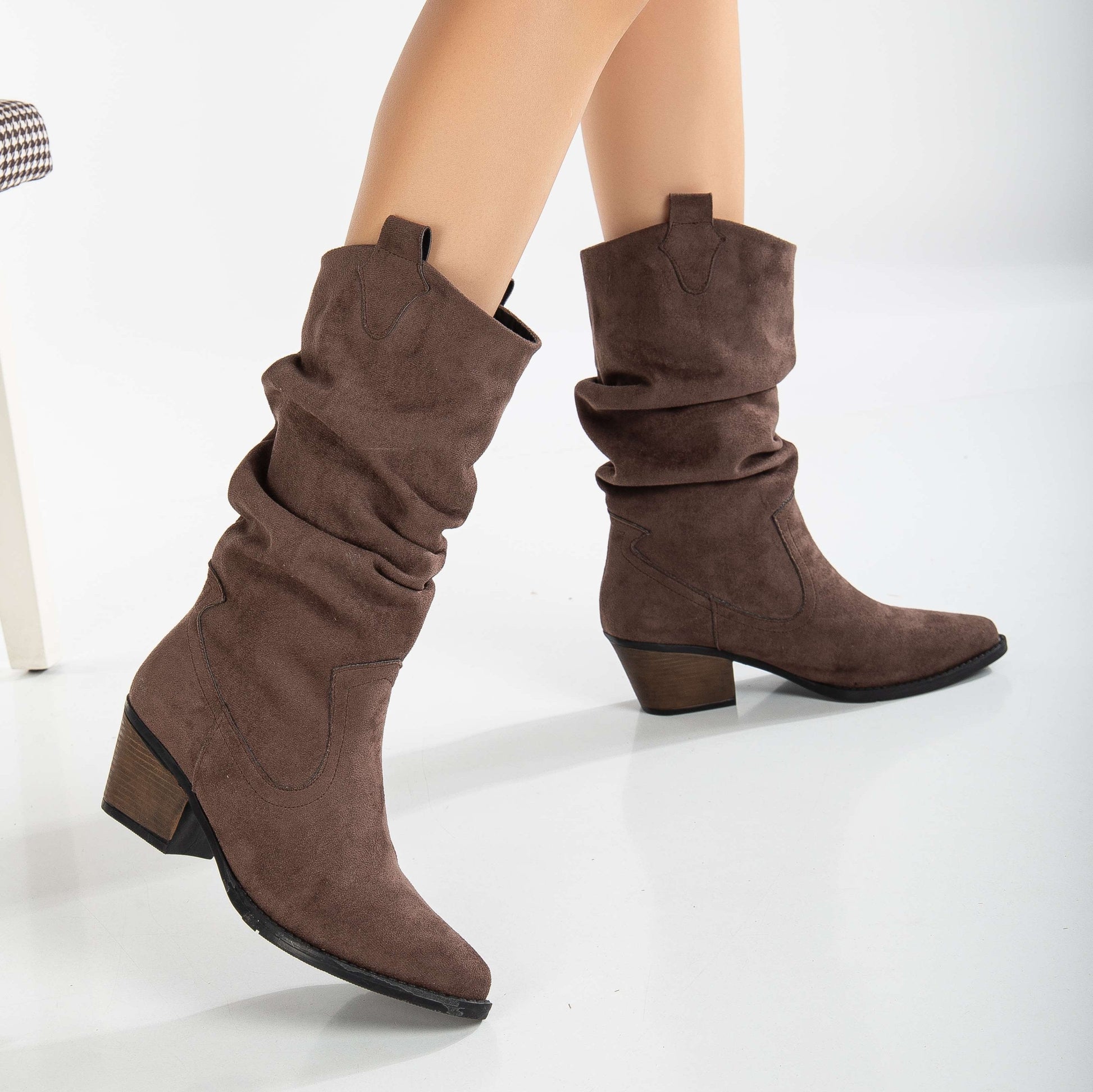 brown vegan western boots, cruelty-free brown cowboy boots, vegan leather brown western boots, brown cowboy ankle boots, sustainable brown western boots, eco-friendly brown cowboy boots, vegan suede brown western boots, brown rancher boots, animal-free brown western footwear, chestnut-tone vegan boots