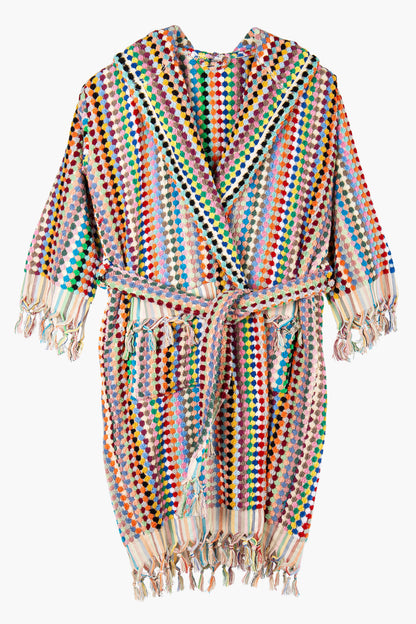 Savannah - Organic Cotton Handwoven Bubble Bathrobe (Unisex)
