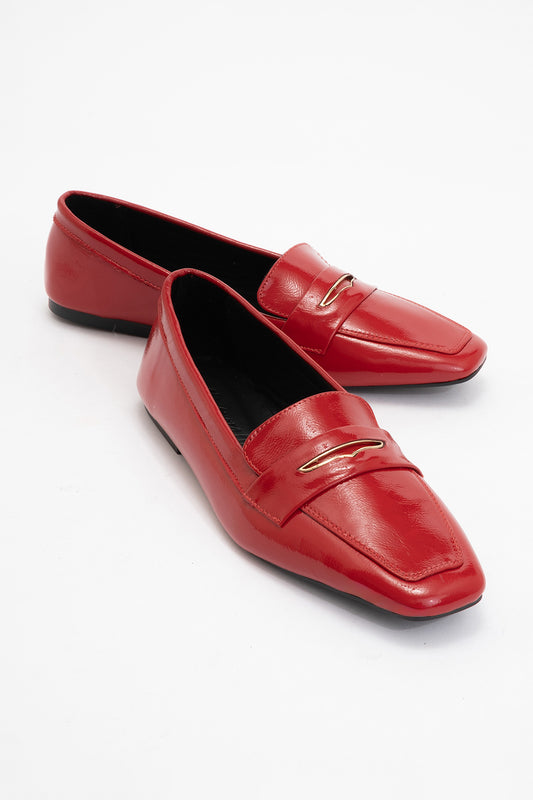 Iridessa - Red Patent Leather Loafers (Women)