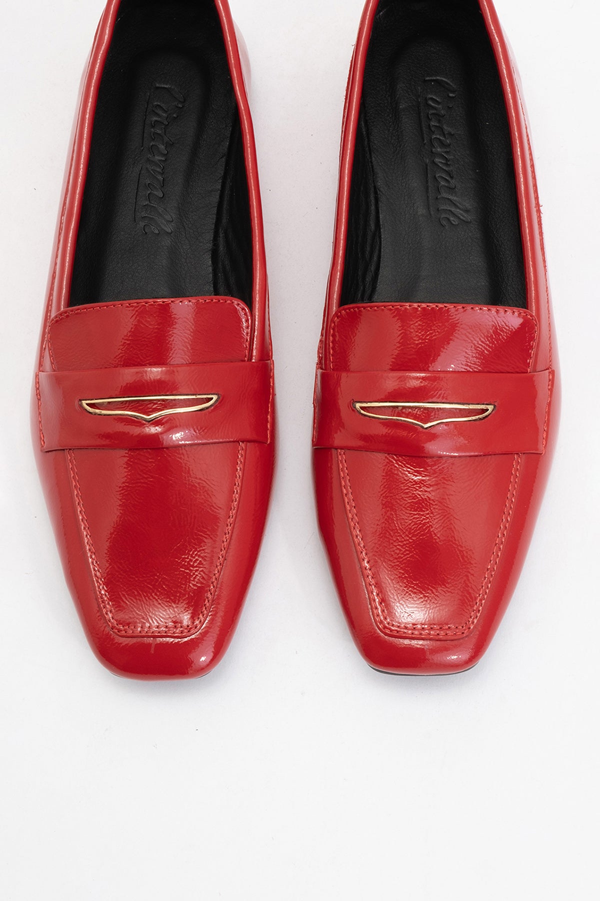 Iridessa - Red Patent Leather Loafers (Women)