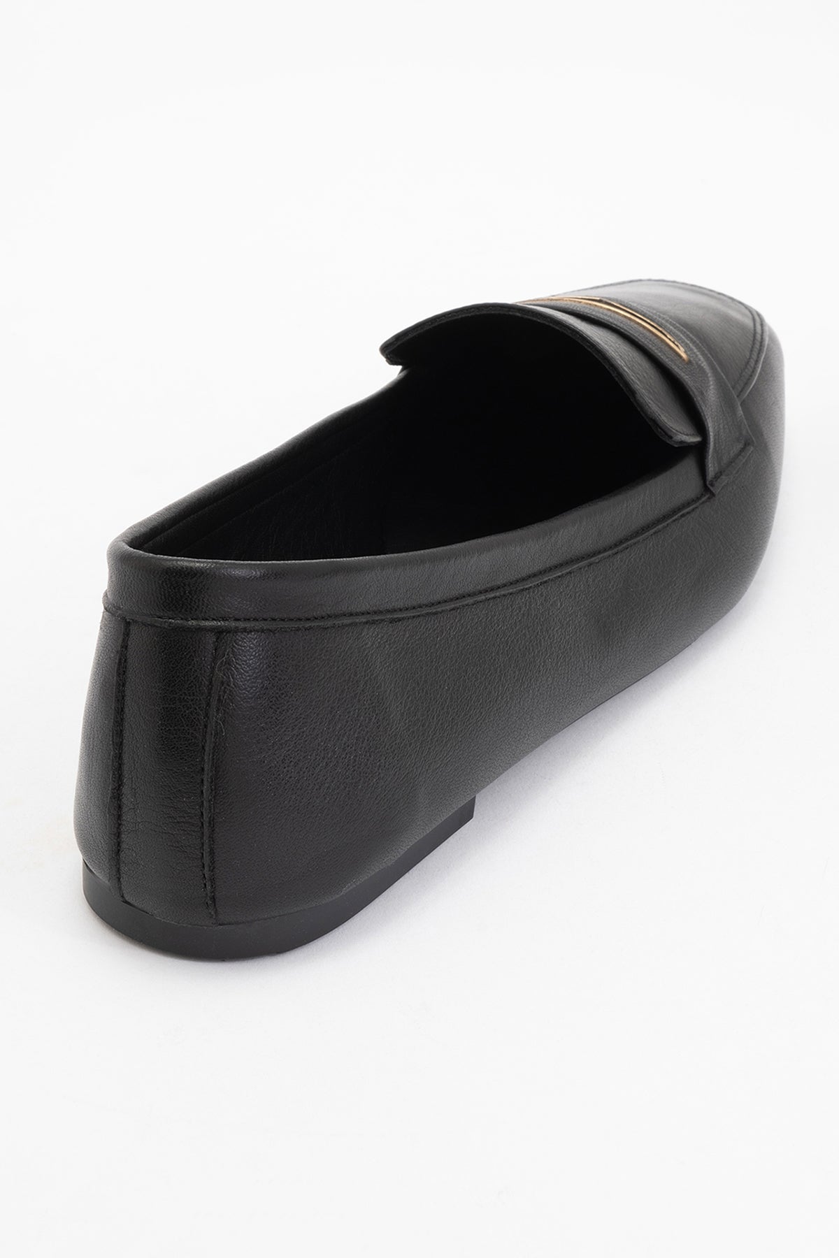 Iridessa - Black Leather Loafers (Women)