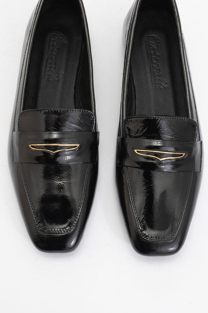 Iridessa - Black Patent Leather Loafers (Women)