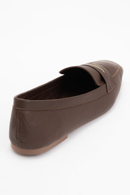 Iridessa - Brown Leather Loafers (Women)