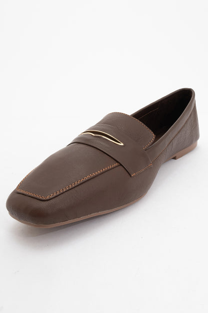 Iridessa - Brown Leather Loafers (Women)