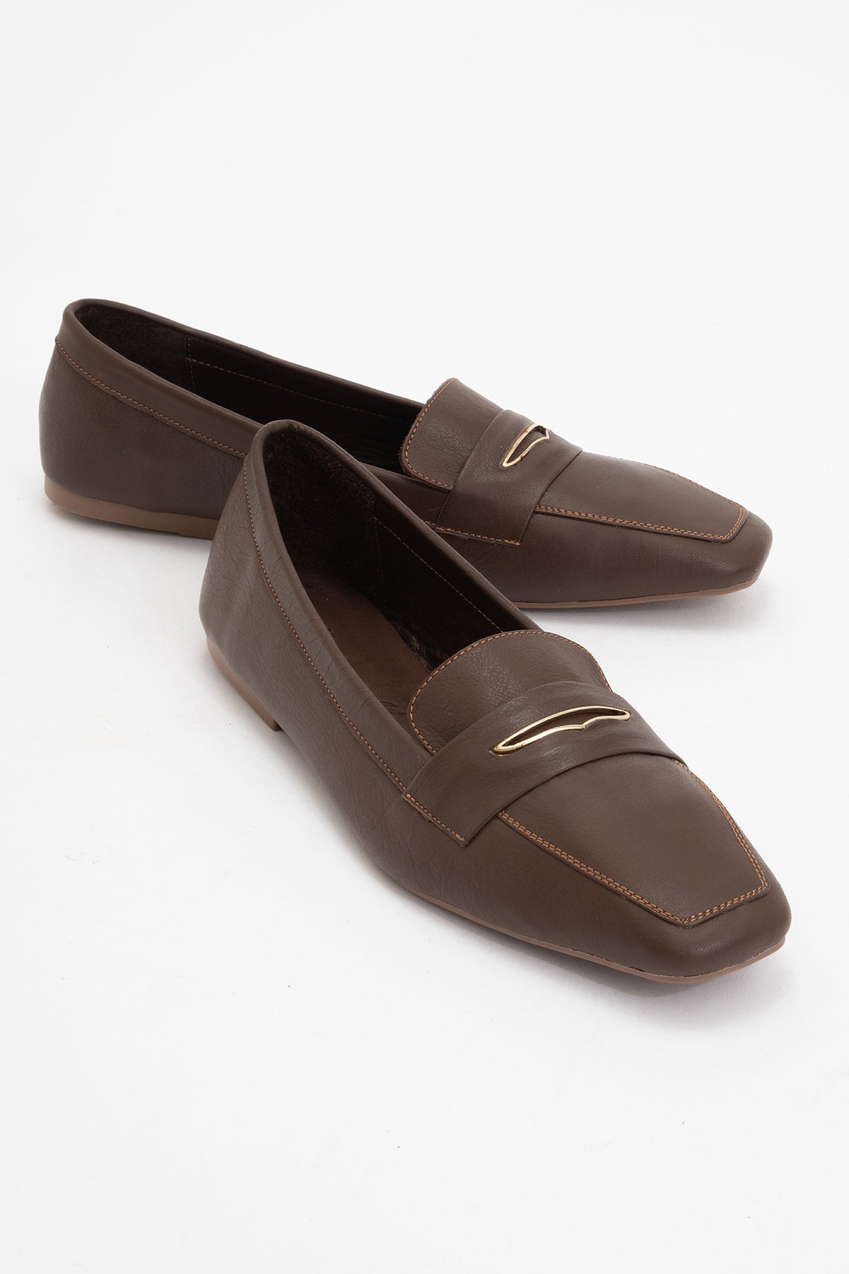 Iridessa - Brown Leather Loafers (Women)