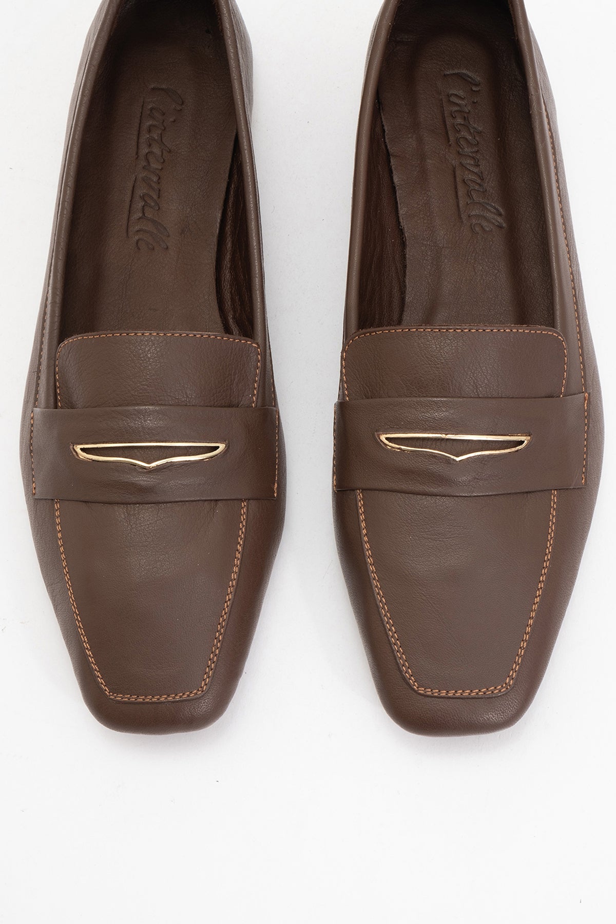 Iridessa - Brown Leather Loafers (Women)