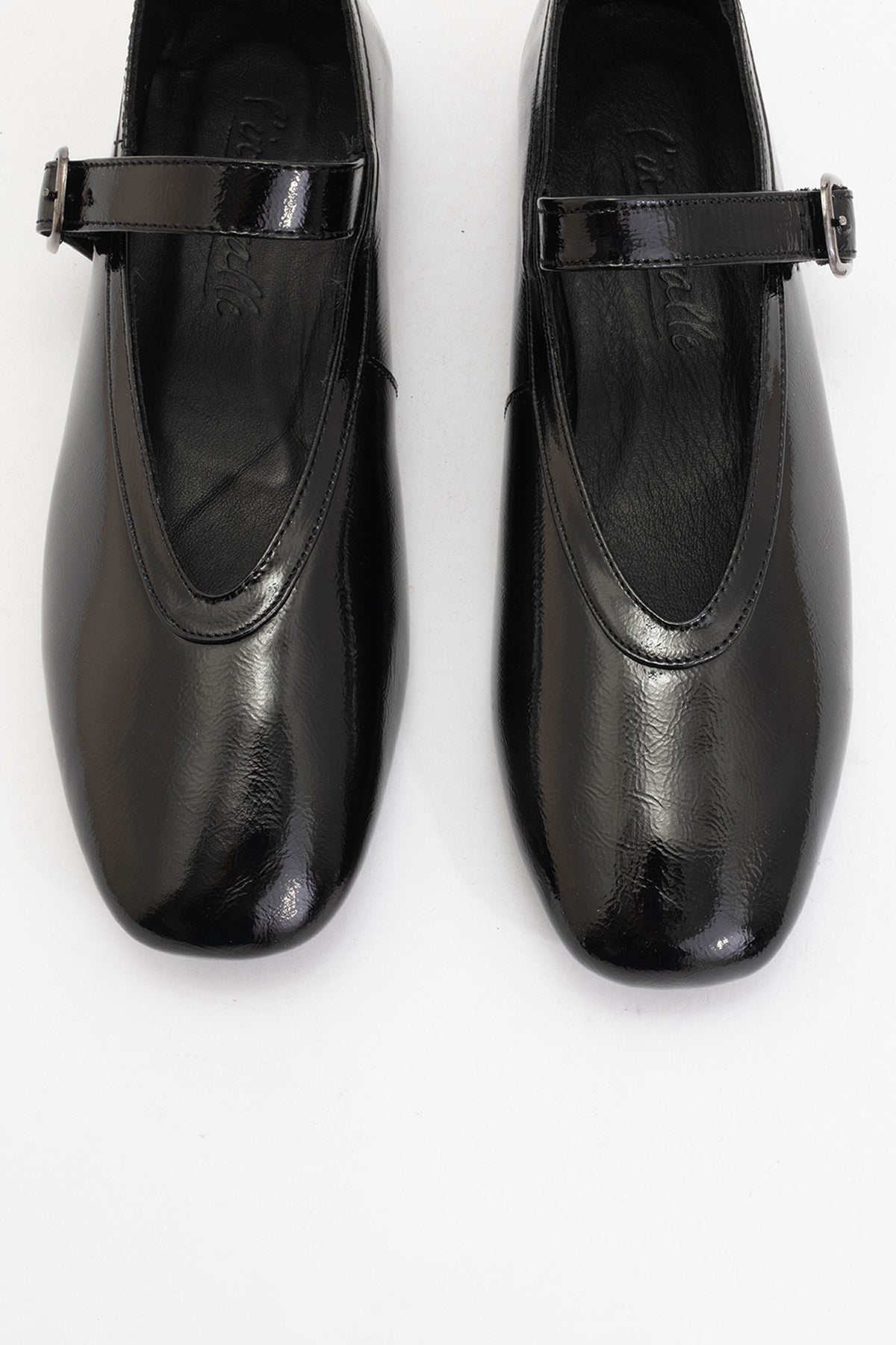 Matilda - Black Patent Leather Mary Jane Flats