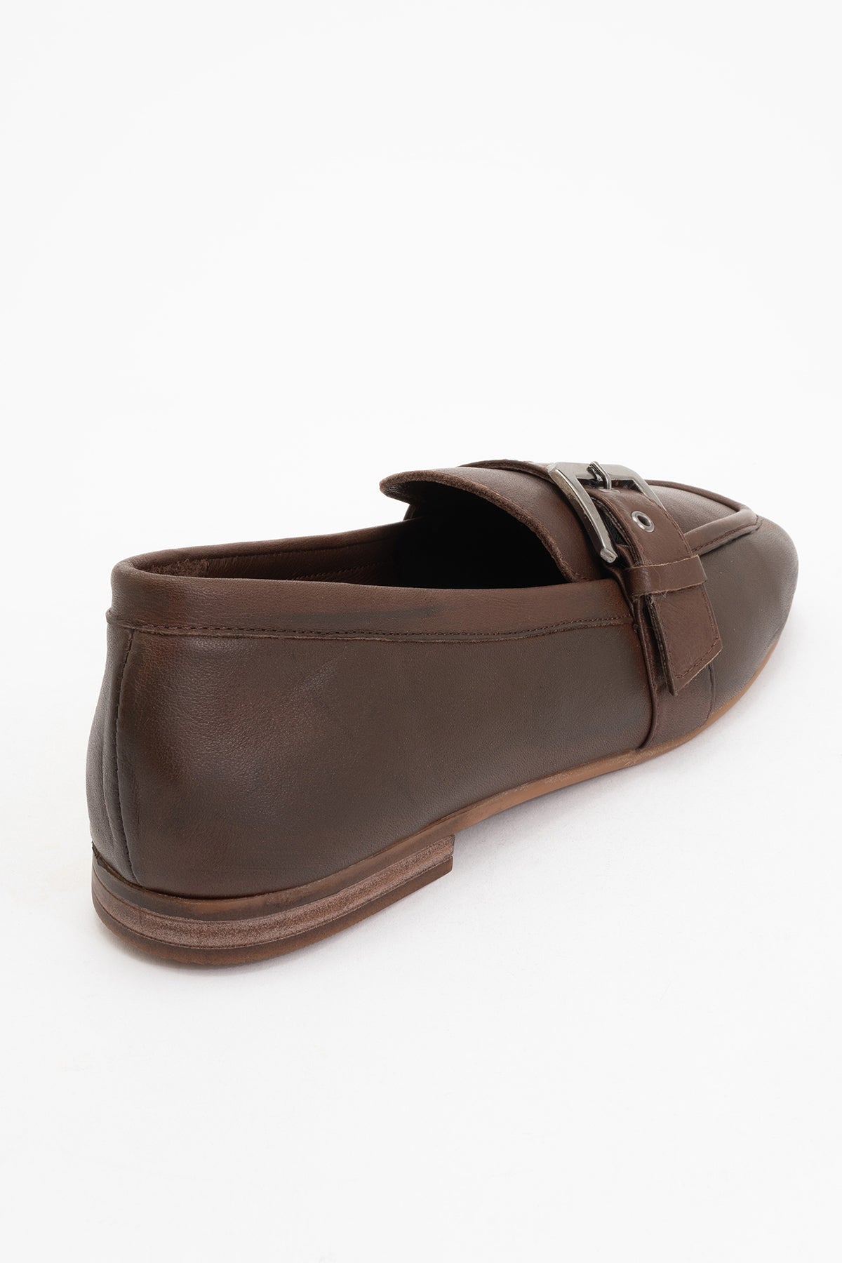 Clarion - Brown Leather Loafers (Women)