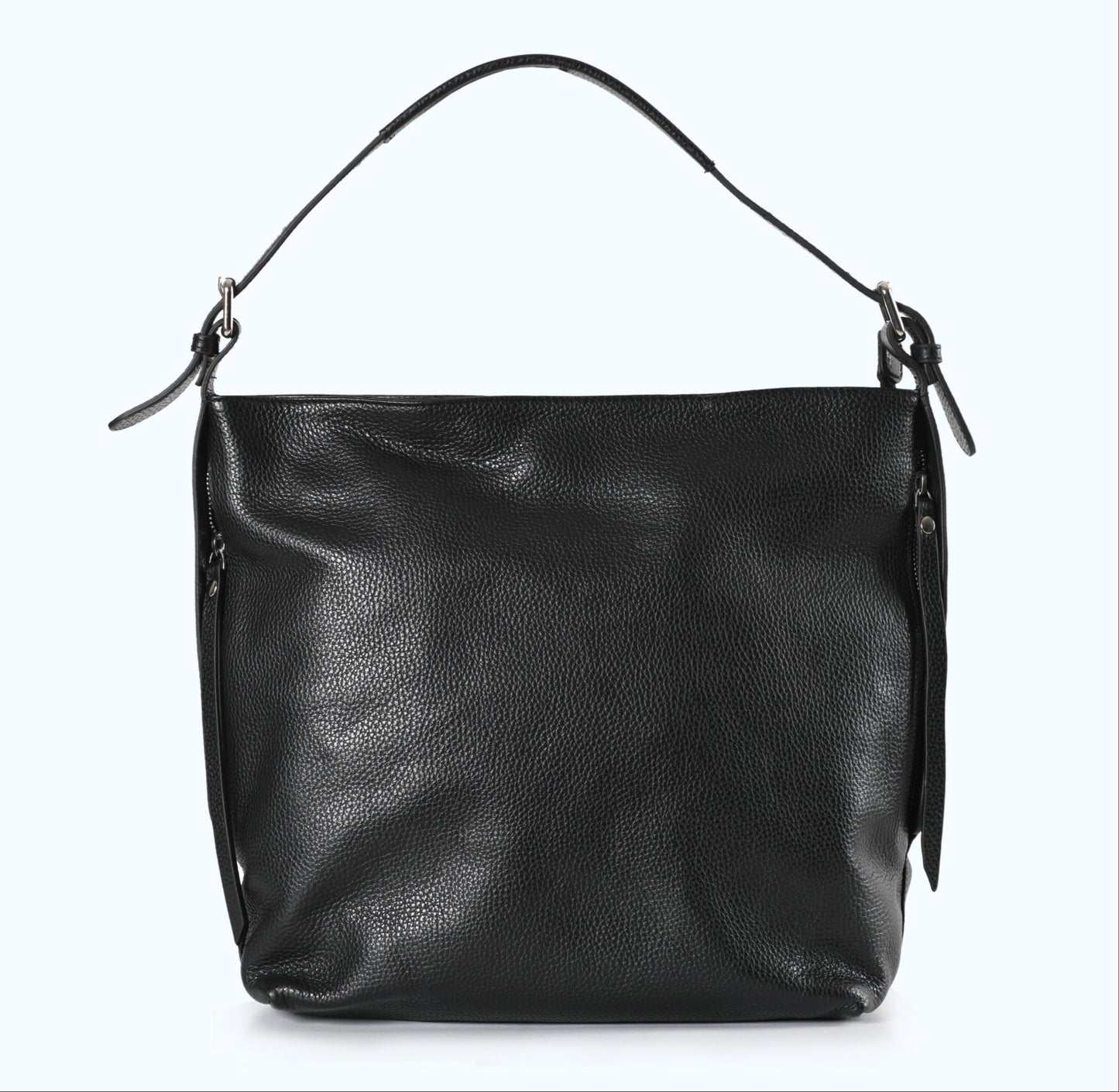 Vittoria - Black Leather Shoulder Bag