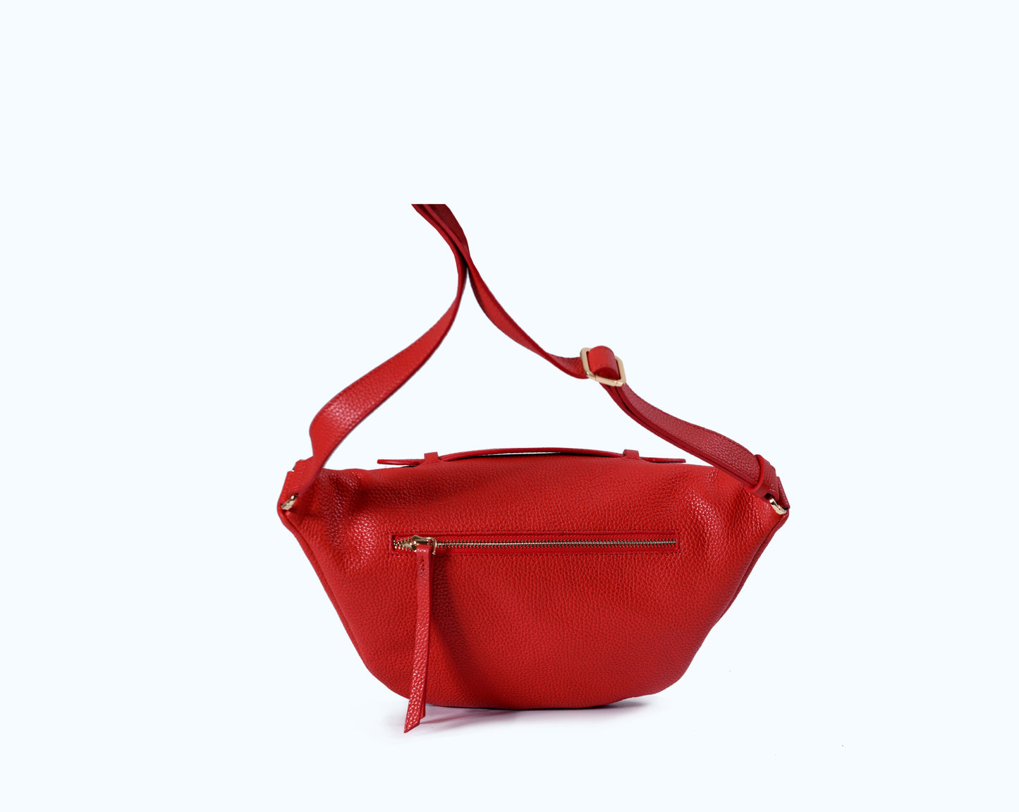 Bianca - Red Leather Crossbody Bag