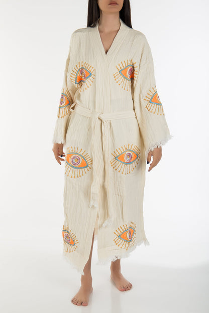 Aria - Off-White Handmade Kimono