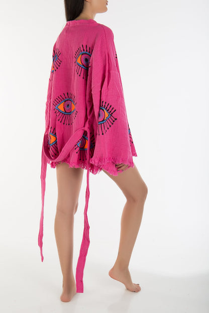 Sereia - Fuccsia Handmade Little Kimono