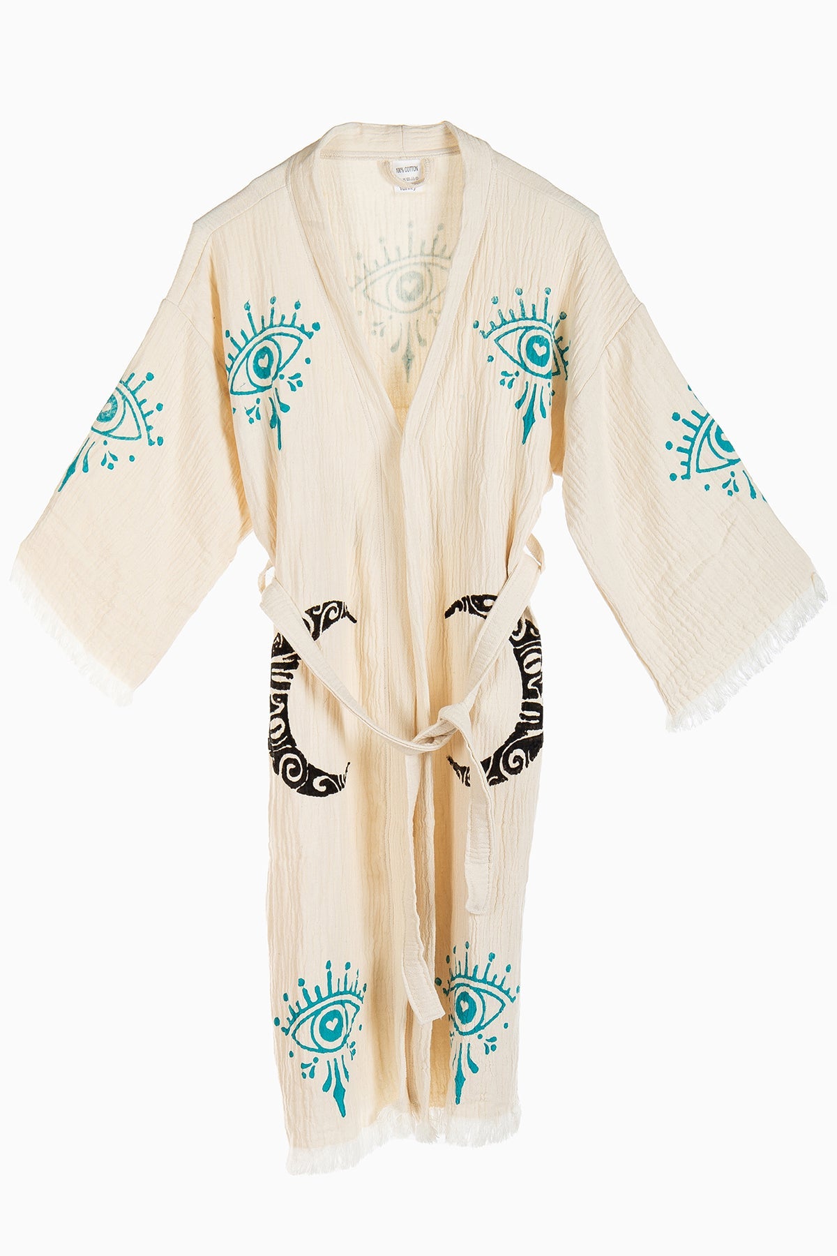 Maia - Natural Moon Eye Handmade Kimono