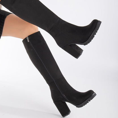 Black suede wide calf platform boots, Wide calf platform boots in black suede, Black suede platform boots with wide calf, Wide calf black suede boots with platform, Platform boots in black suede with wide calf, Black suede wide shaft platform boots, Wide calf black suede platform booties, Black suede high platform boots with wide calf, Wide calf platform boots with black suede, Black suede wide leg platform boots