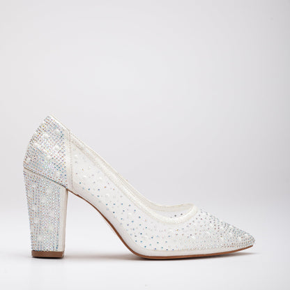 Margaret - Ivory Lace Stiletto