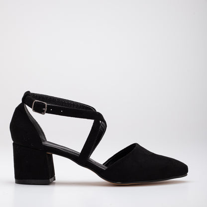 Dolly - Black Suede Pumps