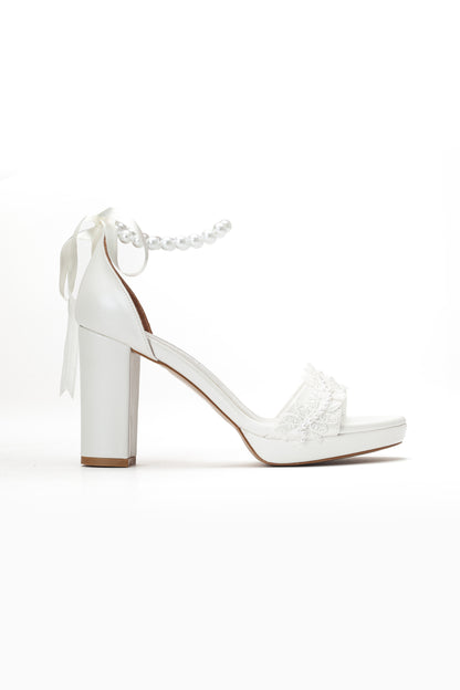 Love Ivory Pearl Bridal Heel