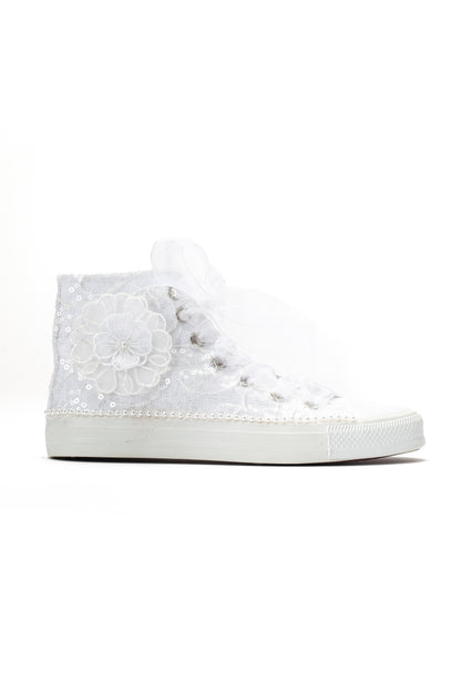 Zapatillas de novia altas Mariselle Pearl Lace