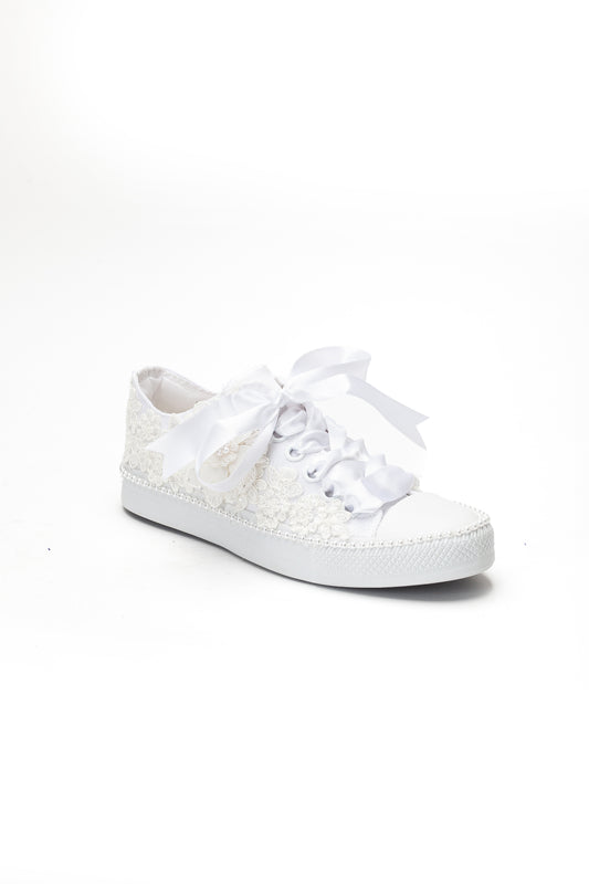 Zapatilla nupcial Marvelle Pearl Lace