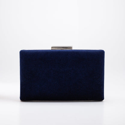 Blue Velvet Clutch, Dark Blue Bridal Clutch, Wedding Clutch, Blue Bridal Purse, Something Blue, Blue Bridal Clutch, Velvet Clutch Purse
