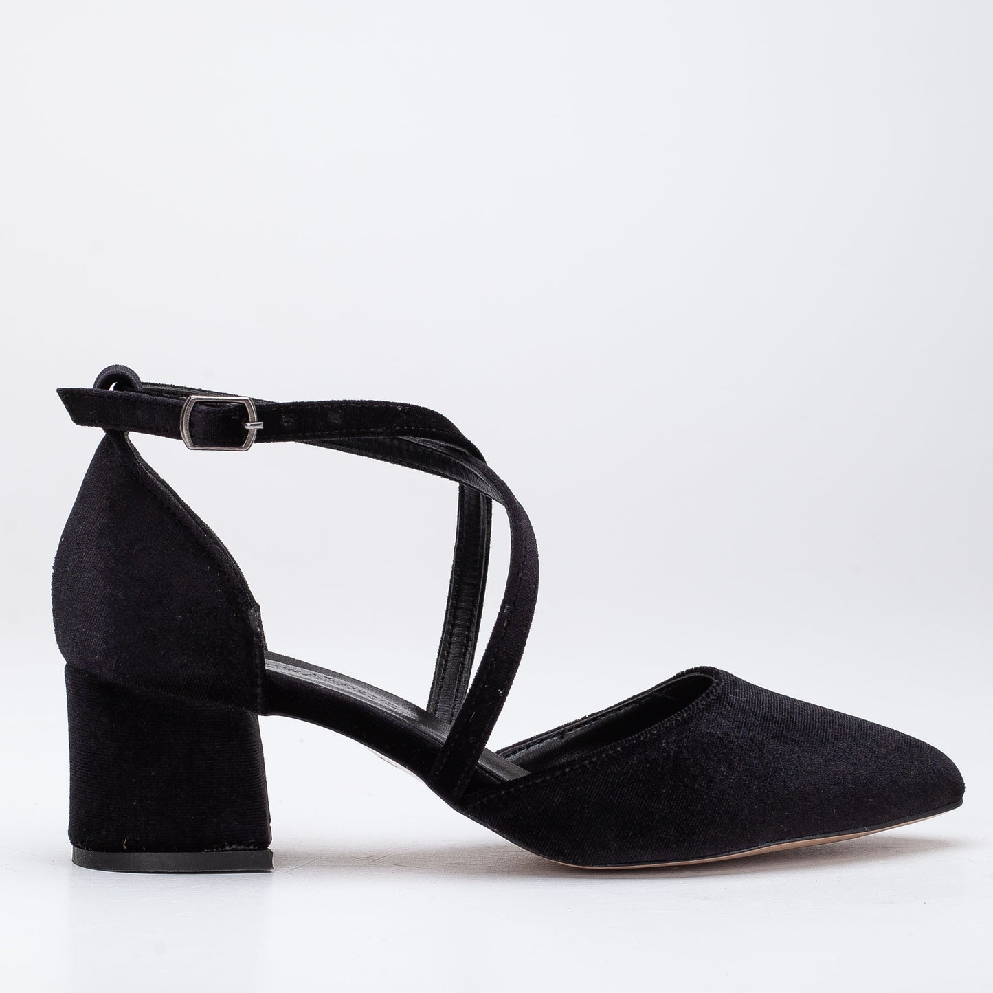 Dolly - Black Velvet Pumps