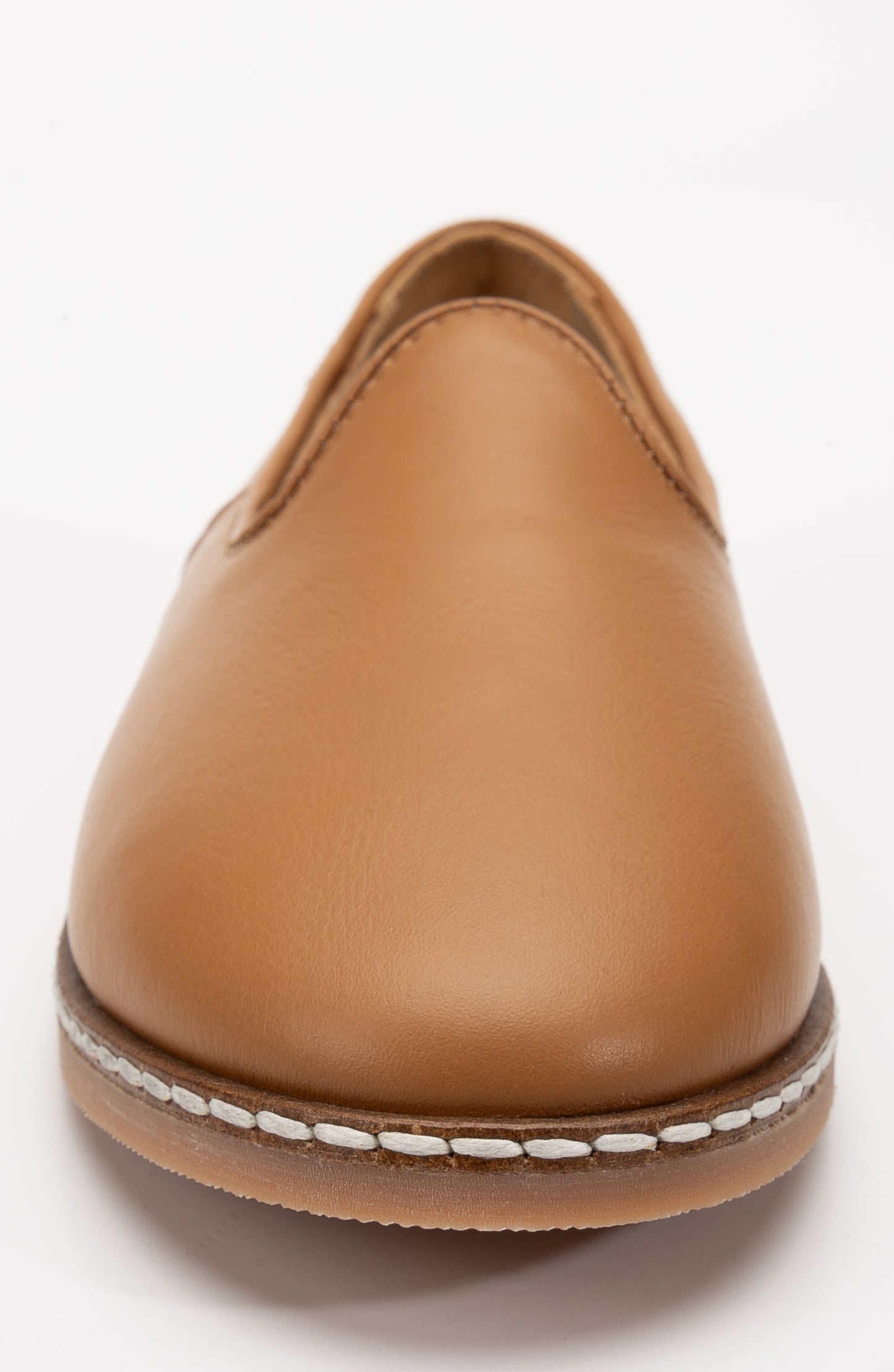 Dalya - Cognac Brown Leather Slip On (Women)