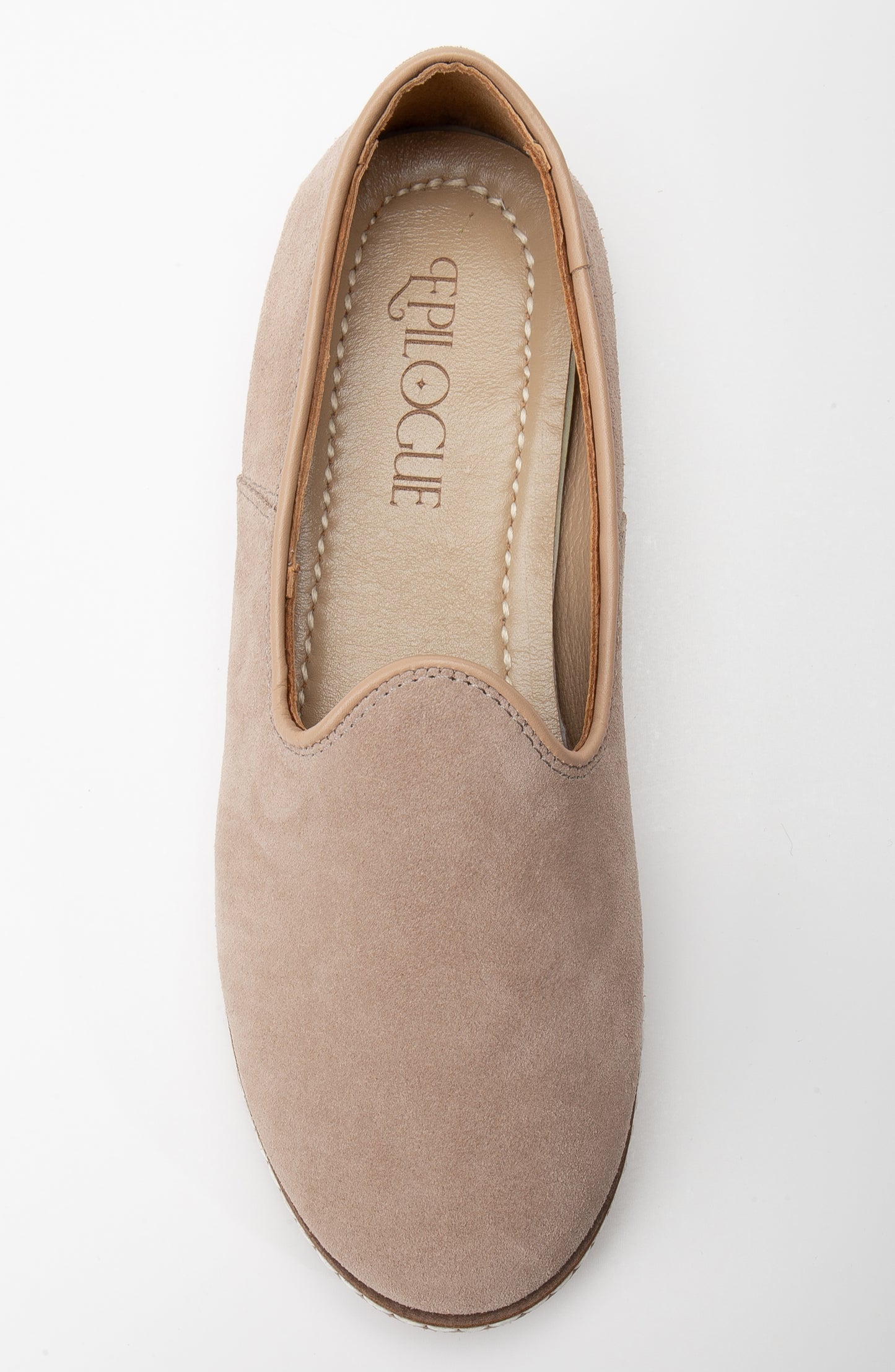 Istanbul - Beige Suede Leather Slip On (Women)